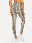 Snake Skin Print Leggings