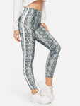 Snake Skin Print Leggings