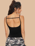 Crisscross Front Fitted Cami Top