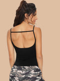 Crisscross Front Fitted Cami Top