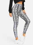 Snake Skin Print Leggings