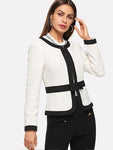 Bow Front Bolero Blazer