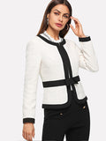 Bow Front Bolero Blazer