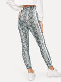 Snake Skin Print Leggings