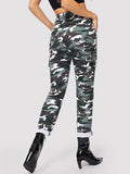 Camo Print Pocket Jeans