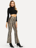 Snake Print Pants