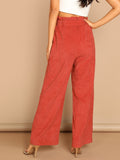 Tie Waist Wide Leg Pants