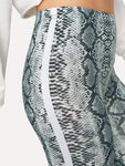 Snake Skin Print Leggings