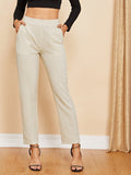 Slant Pocket Wide Waist Pants