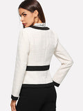 Bow Front Bolero Blazer