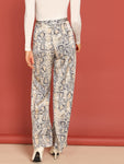 Snake Print Palazzo Leg Pants