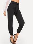 Solid Knot Front Pants